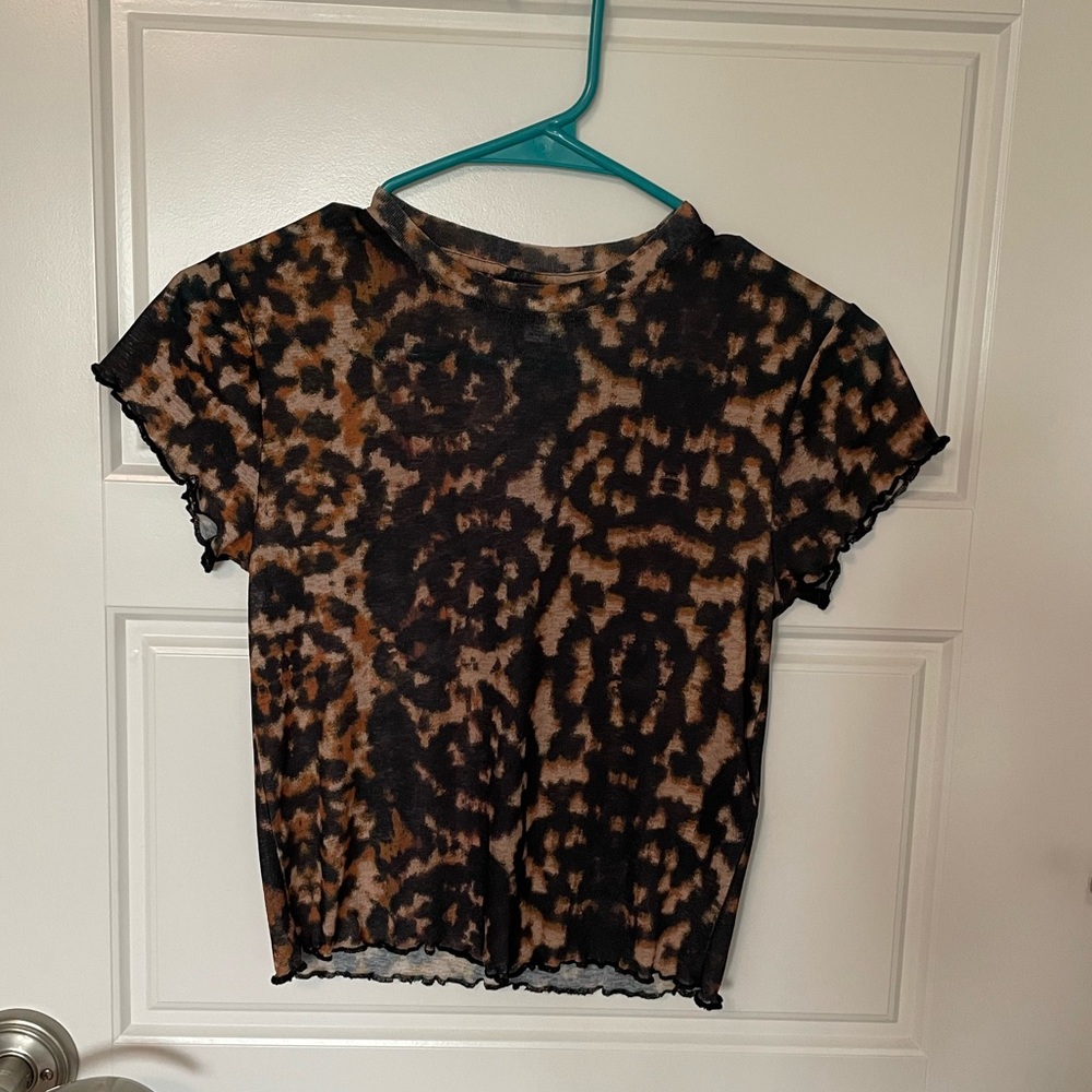 Topshop Mesh Top